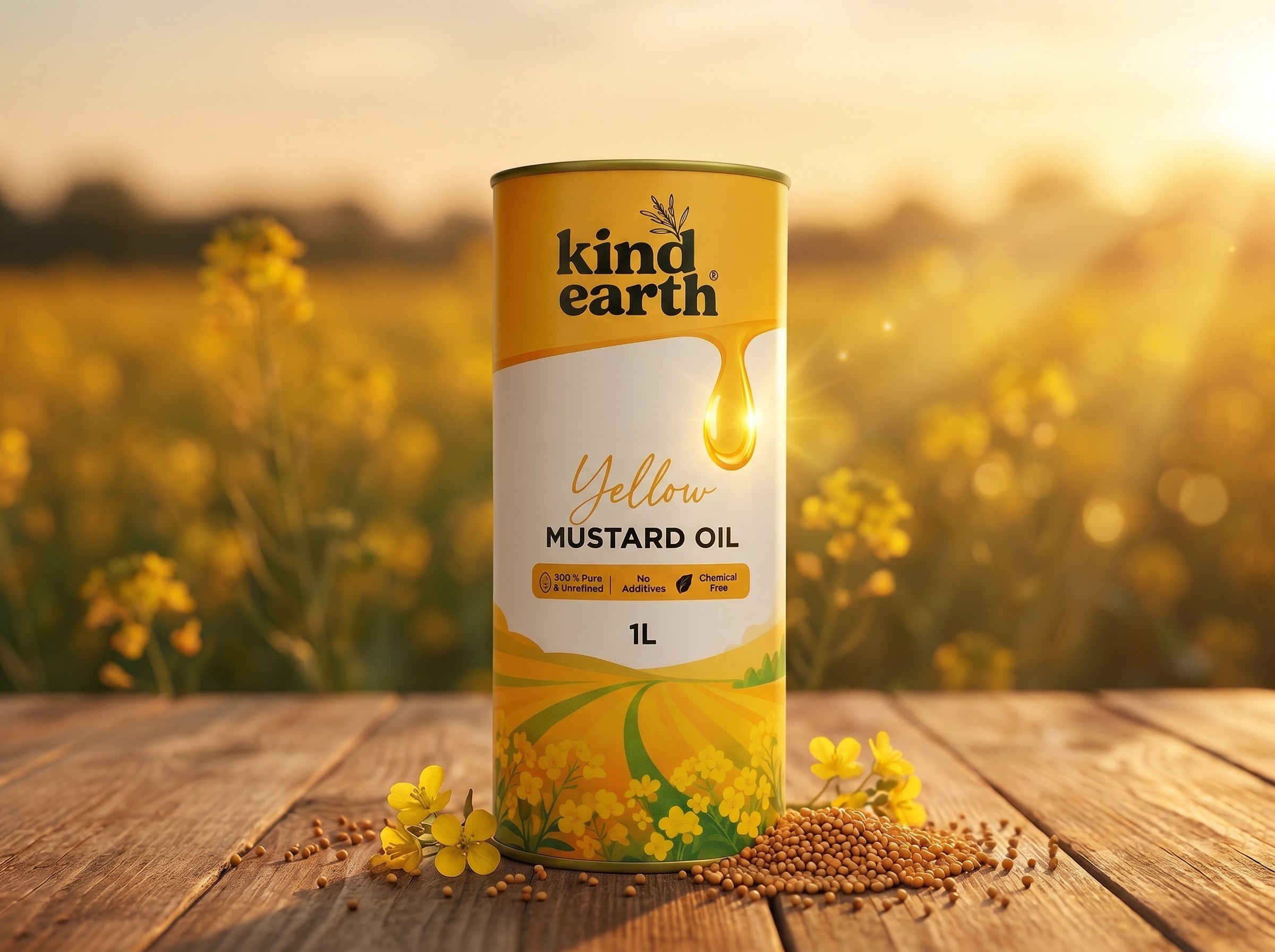 Cold Pressed- Mustard Oil (950ml)