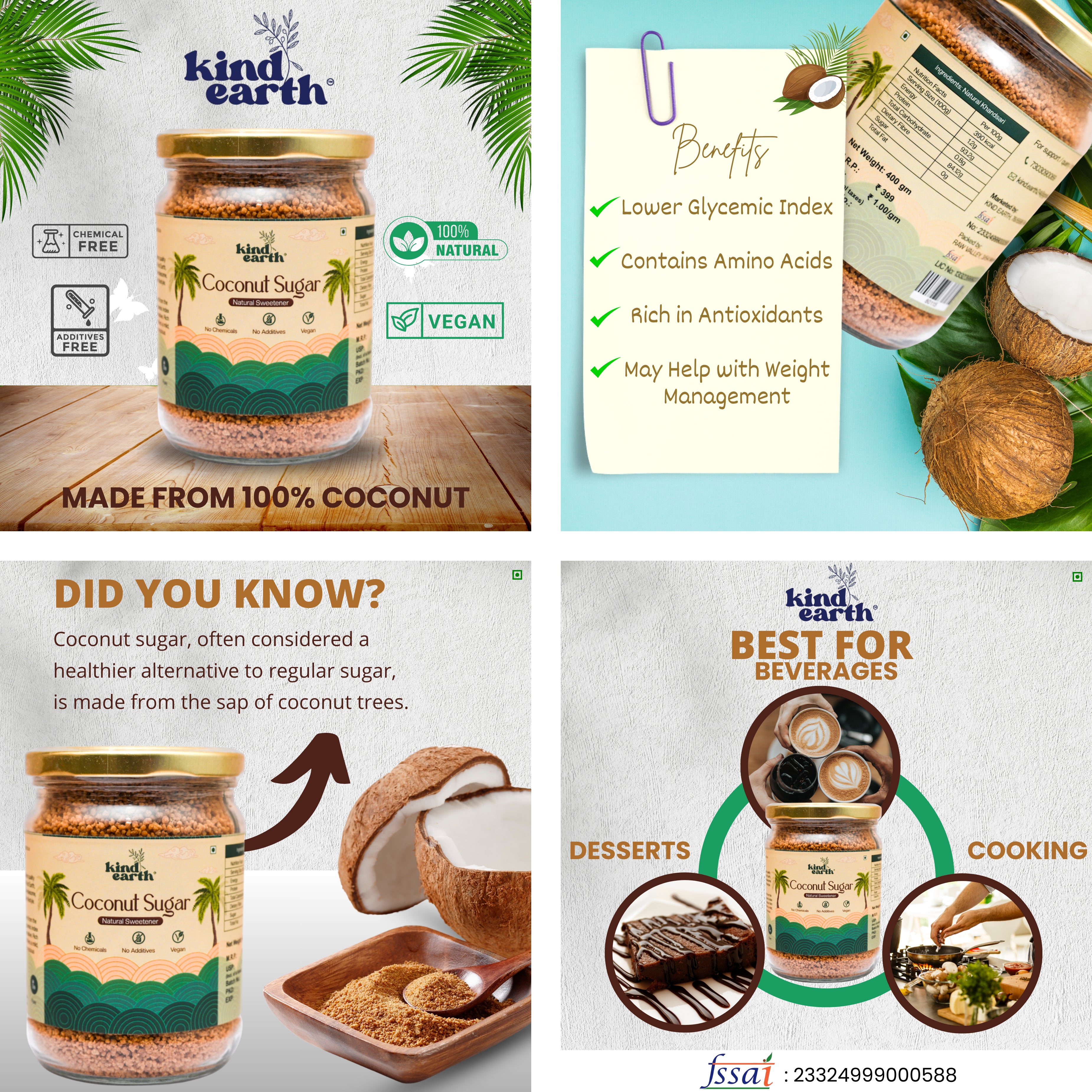 Coconut Sugar (350gm)